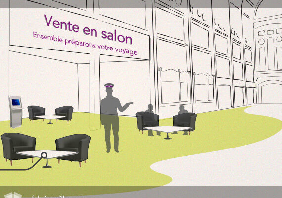 Vente en salon - Gare SNCF de Rouen Vente en salon - Gare SNCF de Rouen